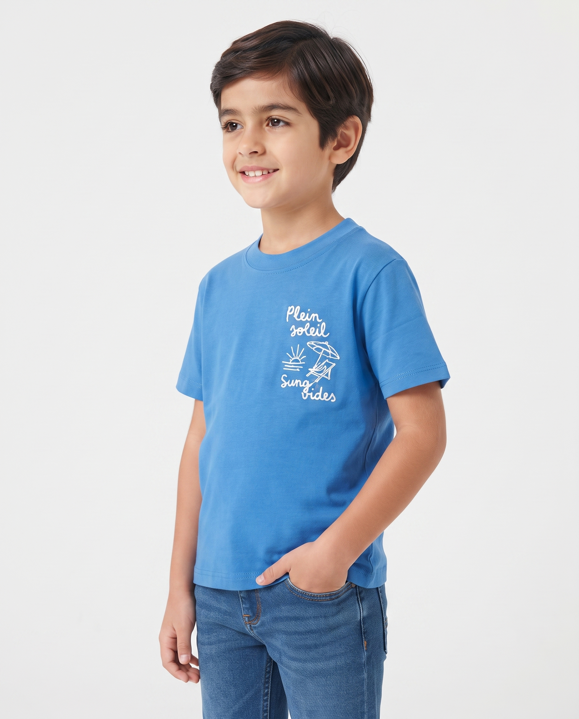 Boys Printed Half Sleeves T-shirt