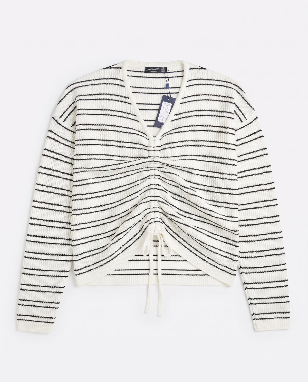 Women Stripped Pullover Round Neck
