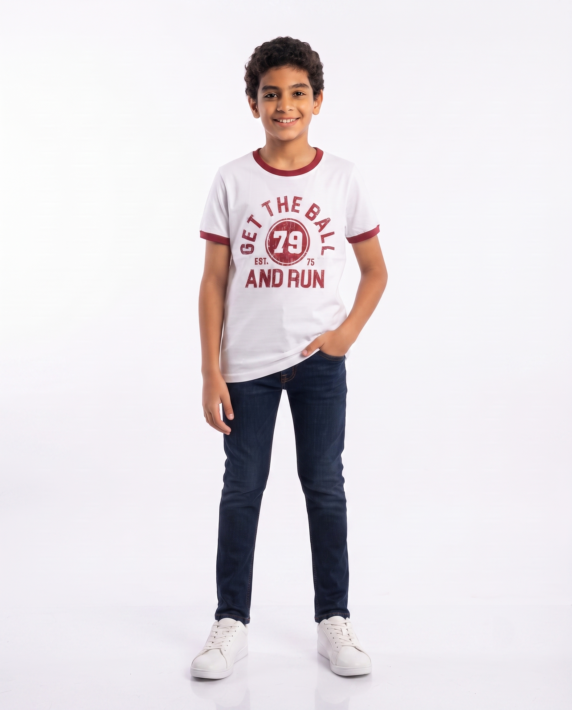 Boys Printed 79 Half Sleeves T-shirt