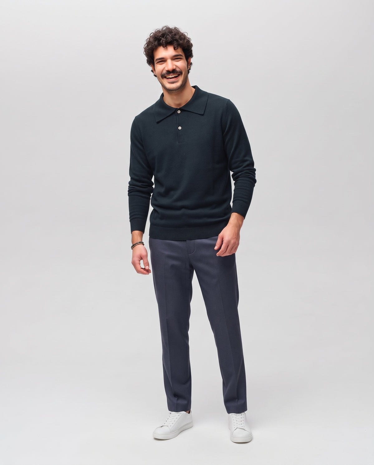Men Polo Pullover