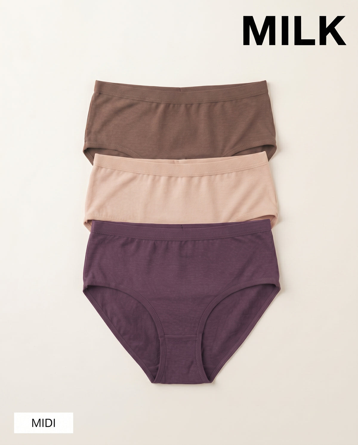 Women Underwear Basic Midi 3pcs