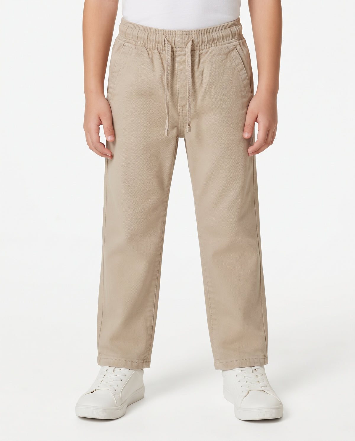 Boys Regular Fit Gabardine Pant