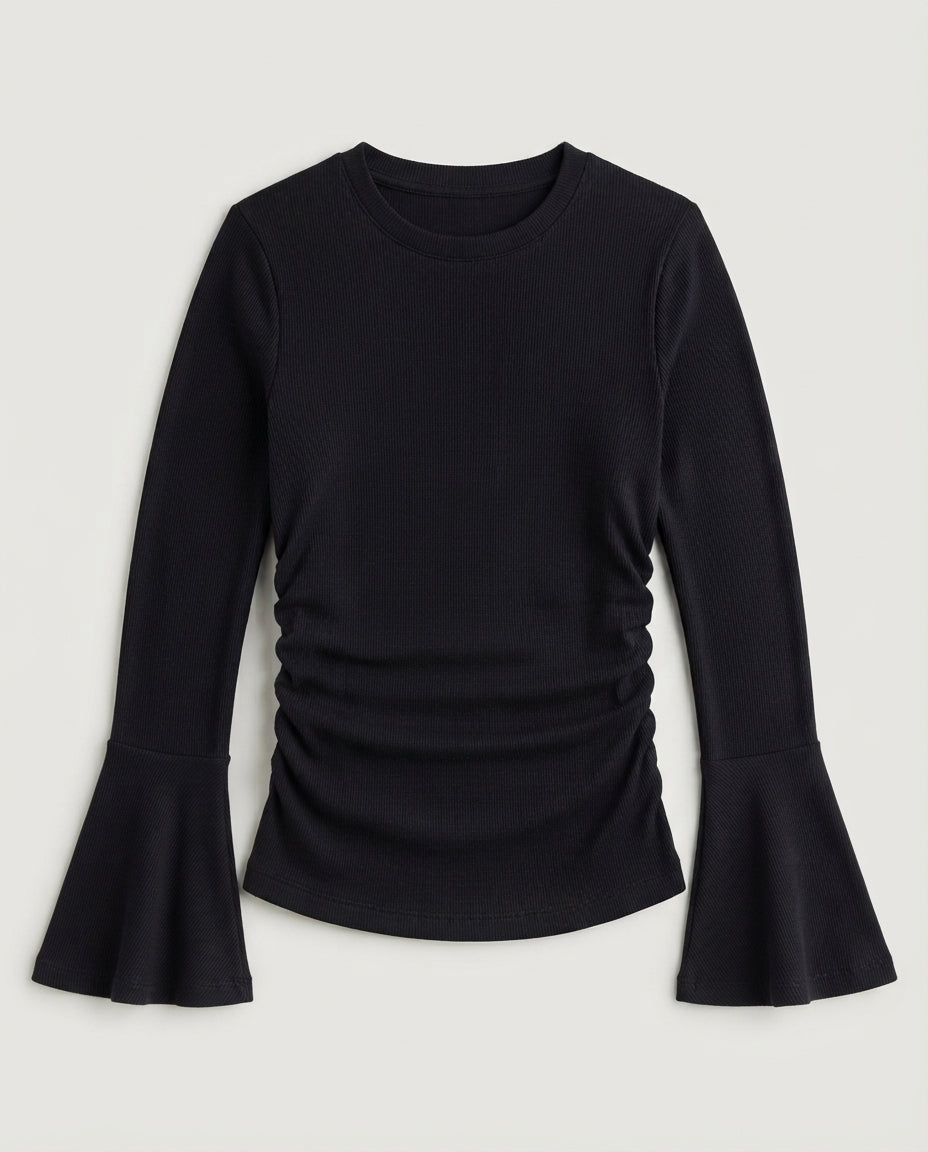 Women Plain Long Sleeves T-Shirt