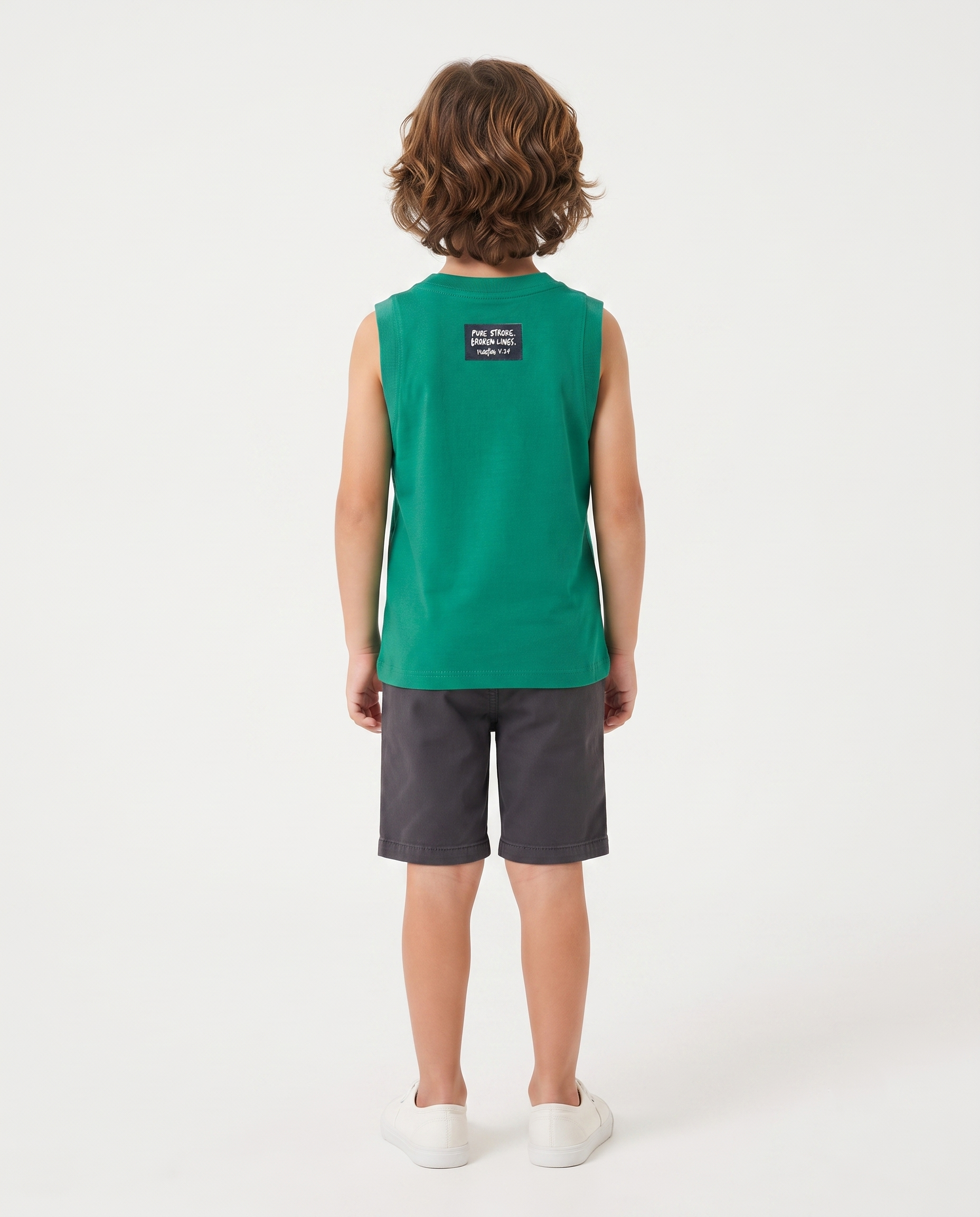 Boys Printed Cut T-shirt