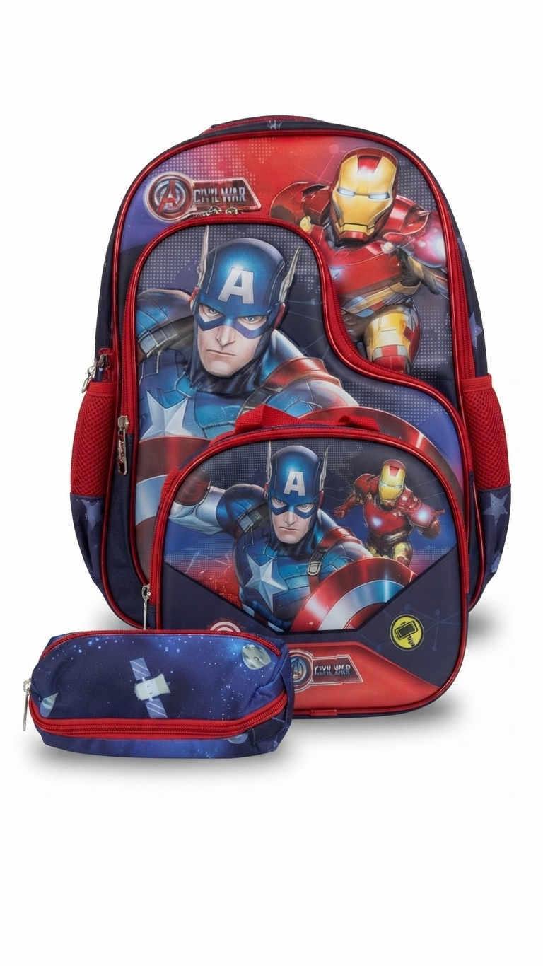 School Backpack 3Pc