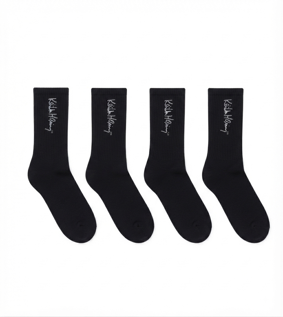 Men Long Leg Cotton Socks Pack2