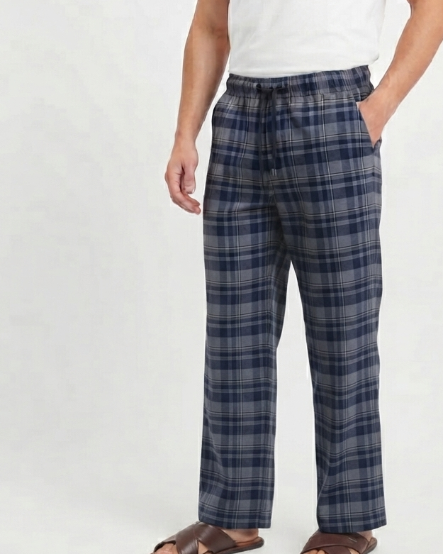 Men Plaid Pant