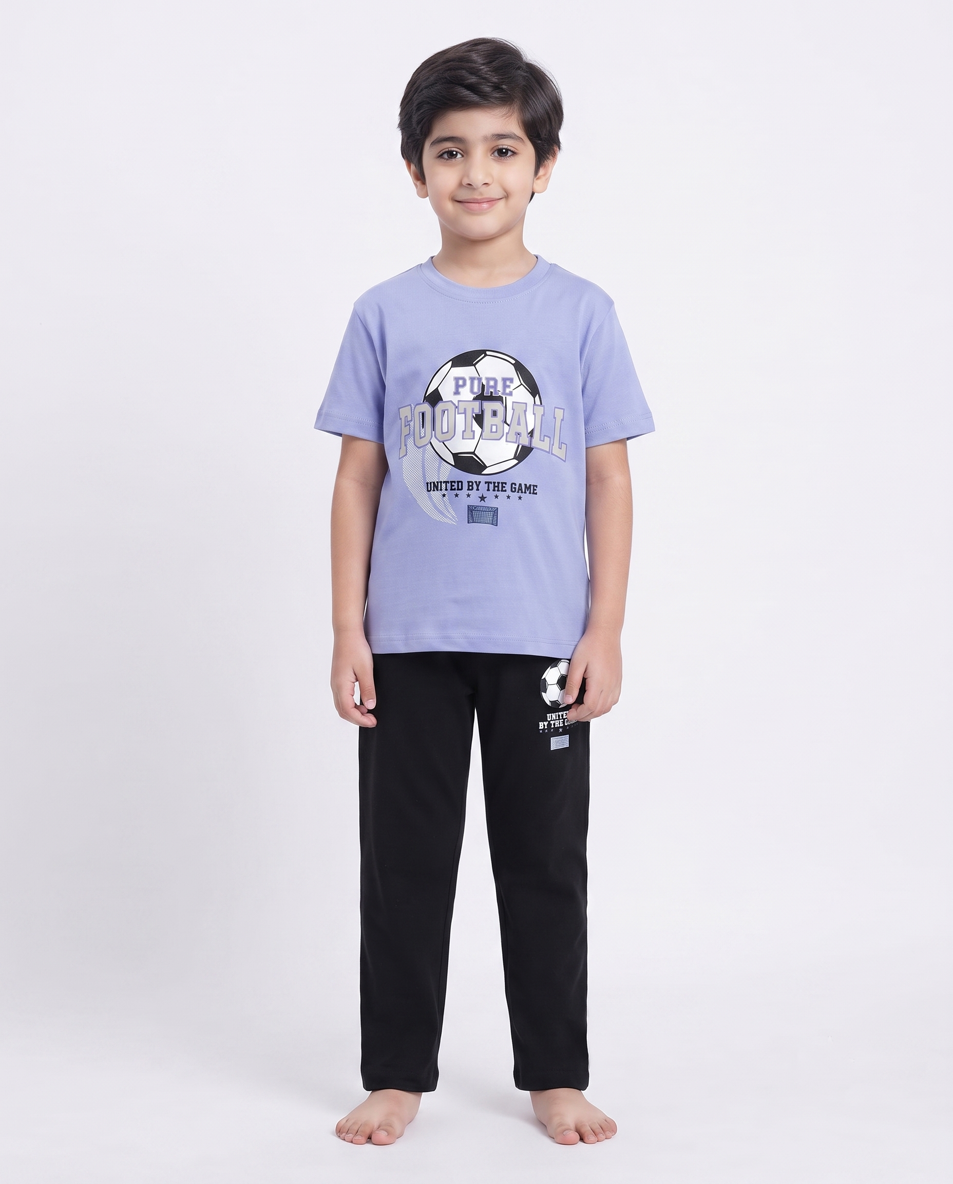 Boys Half Sleeves Top W/Pant Printed Pyjama