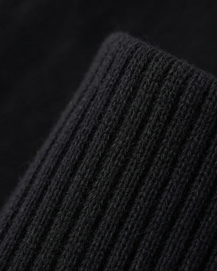 Men Plain Cotton Long Leg Socks Pack3