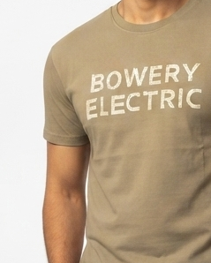 Men Printed Bowery Electric T-Shirt