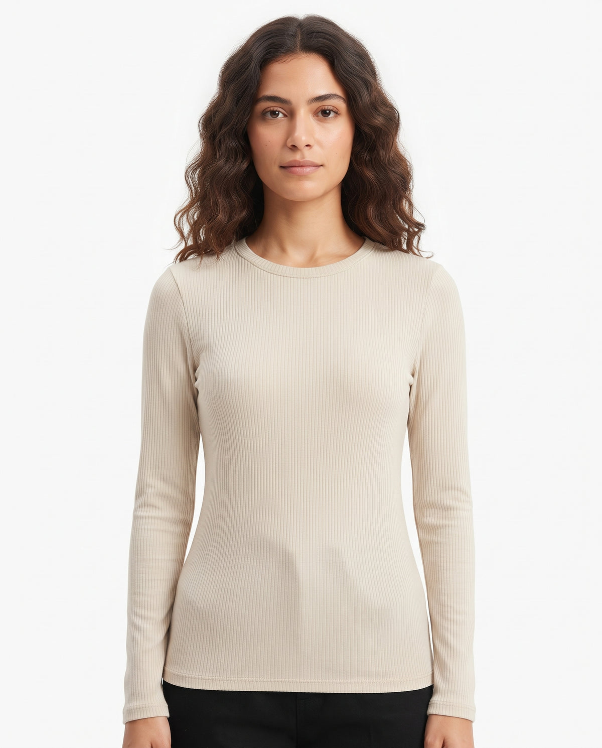 Women Plain Long Sleeves T-Shirt