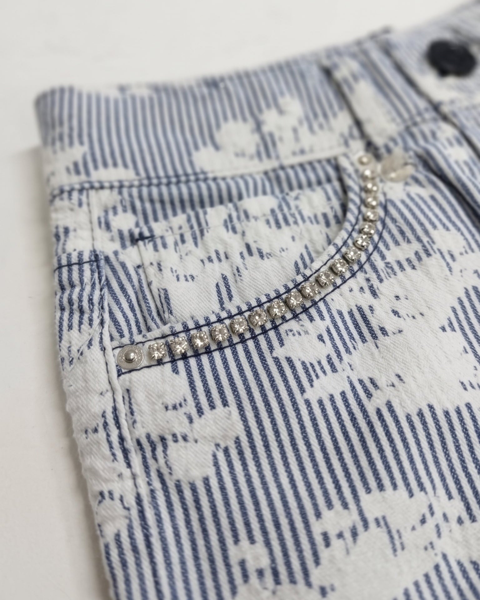 Girls Printed Gabardine Short