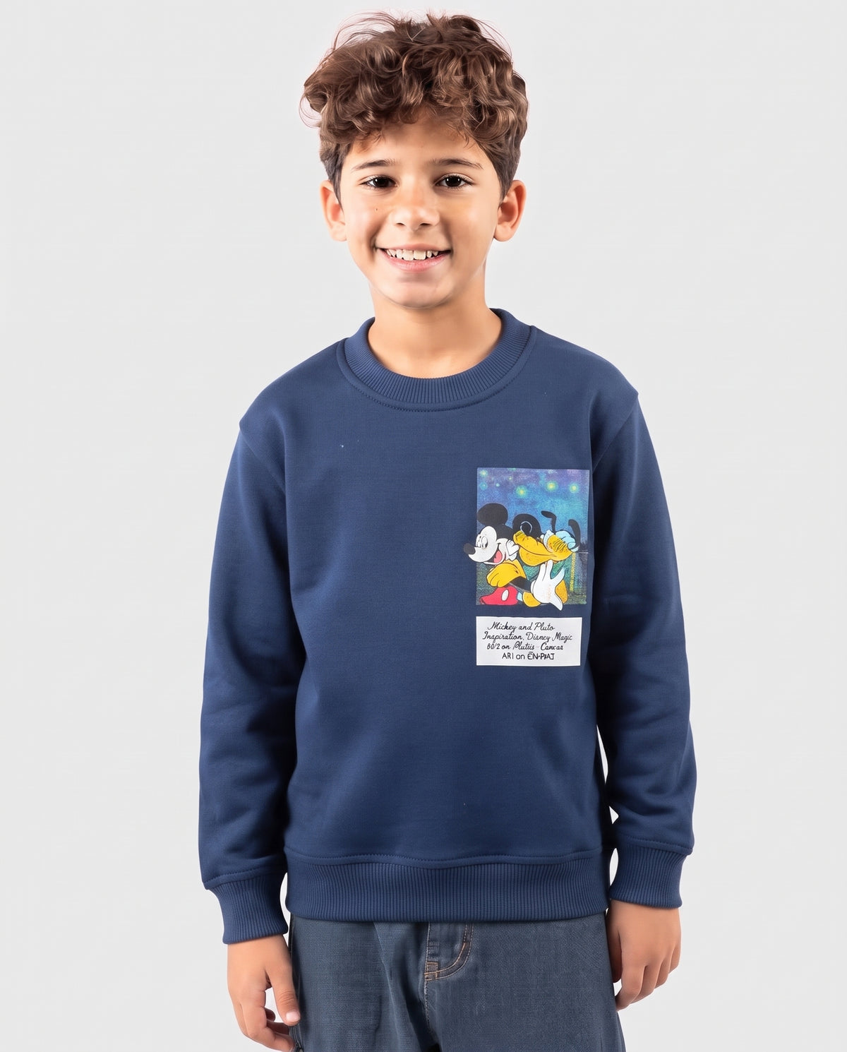 Boys Printed Mickey Sweatshirt