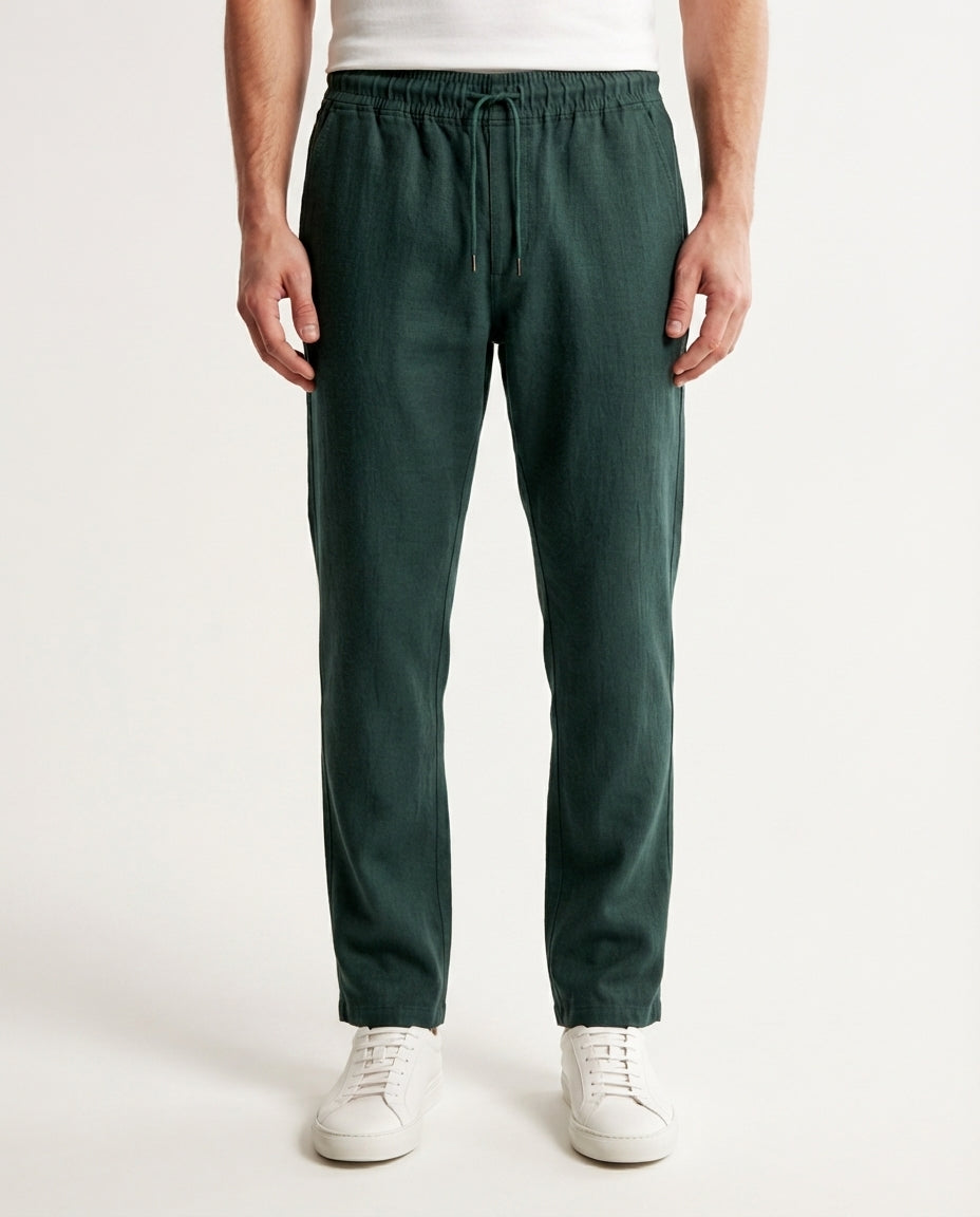Relaxed-Fit Linen Trousers