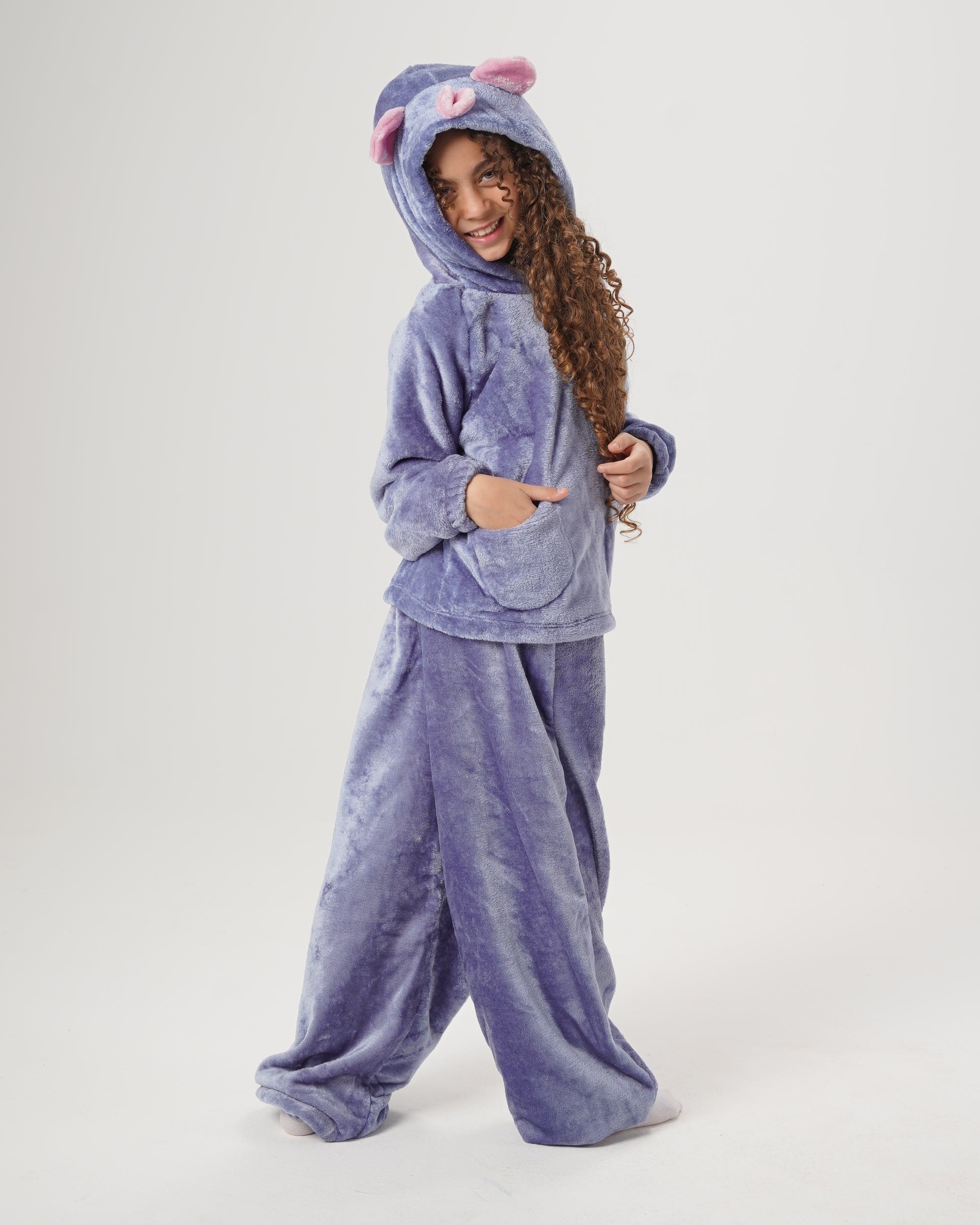 Girls Hoodied Pyjamas