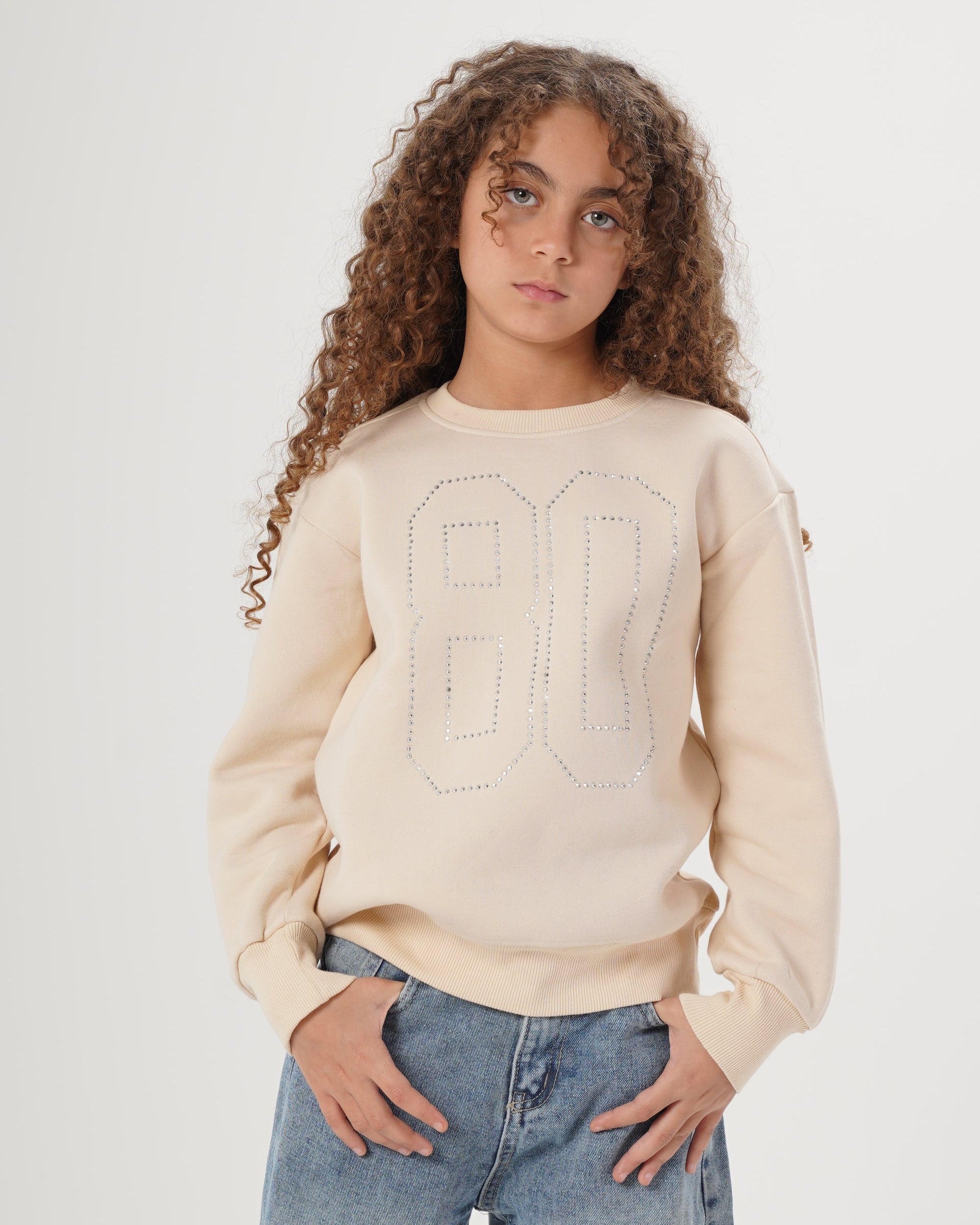 Girls 80 Crewneck Sweatshirt