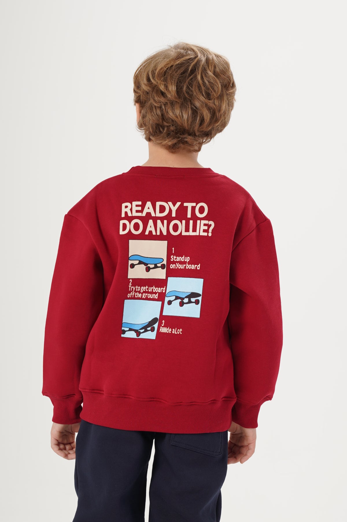 Boys Sweatshirt Double Printed
