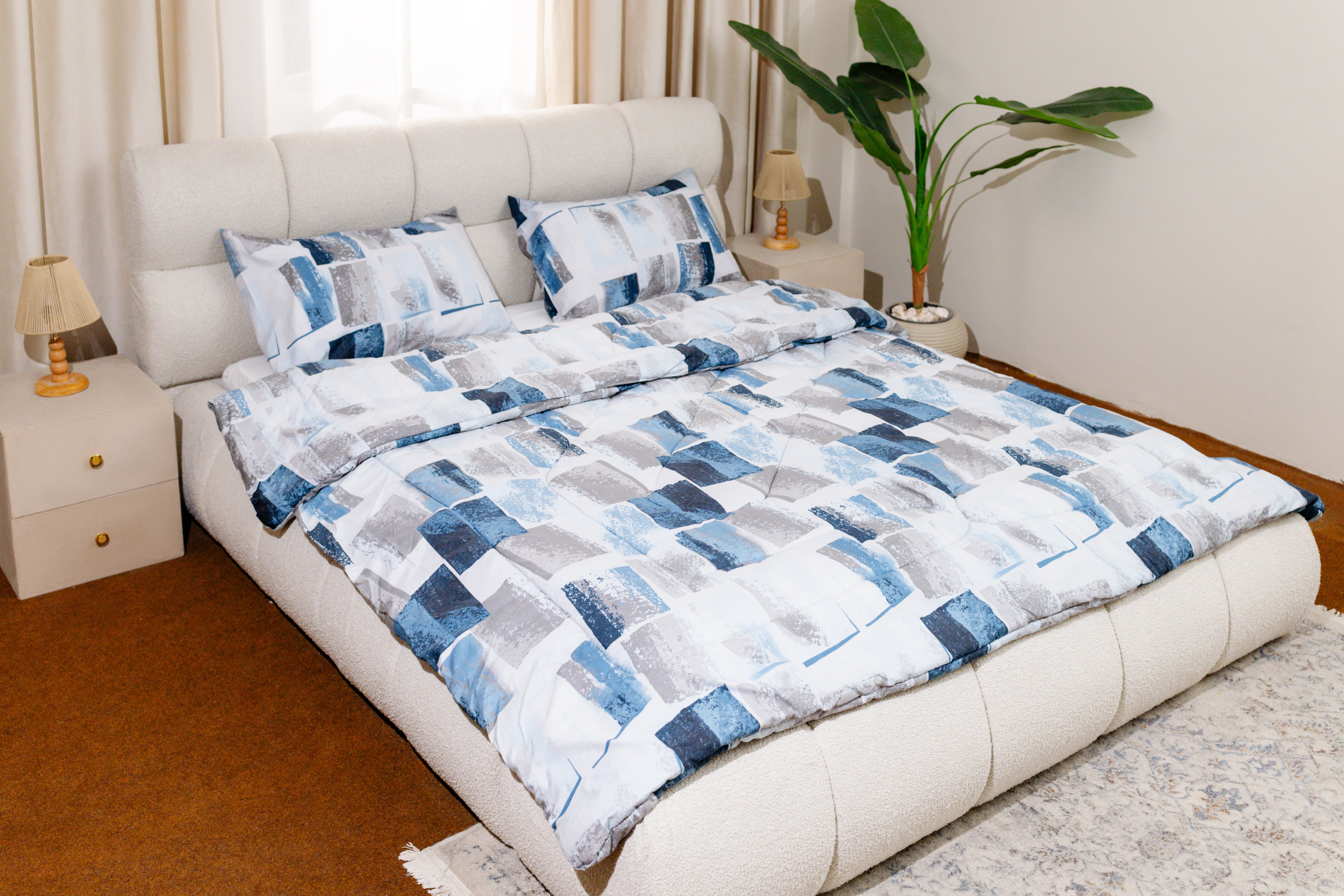 طقم لحاف فايبر