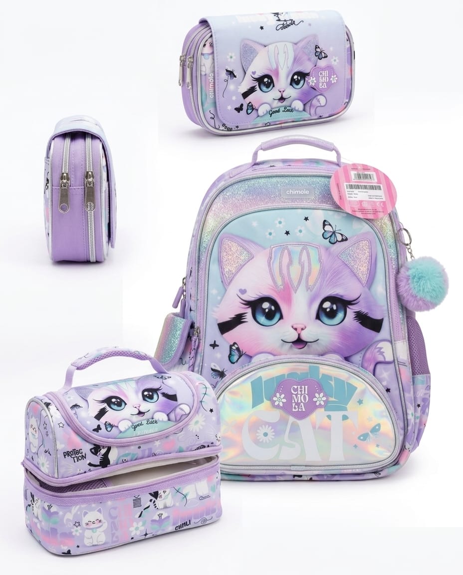 School Backpack 3Pc