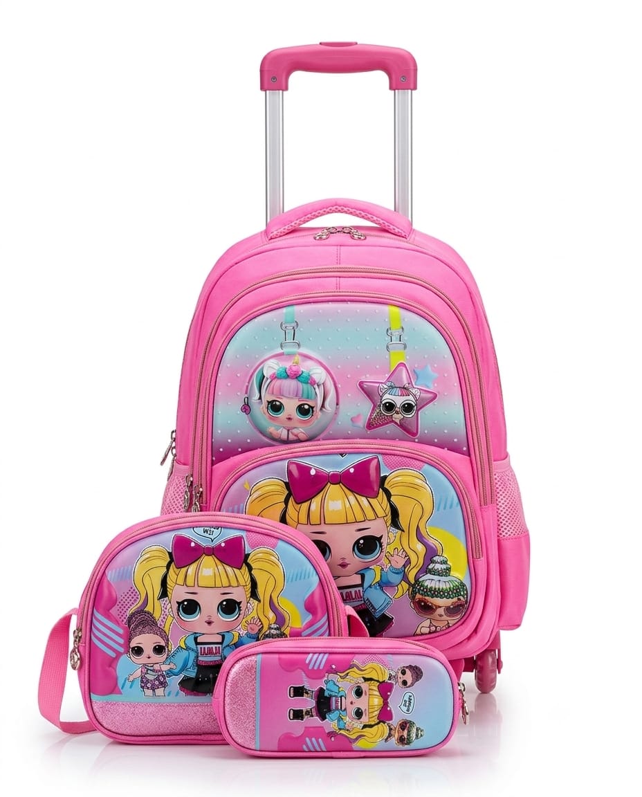 Trolly School Bag 4pc