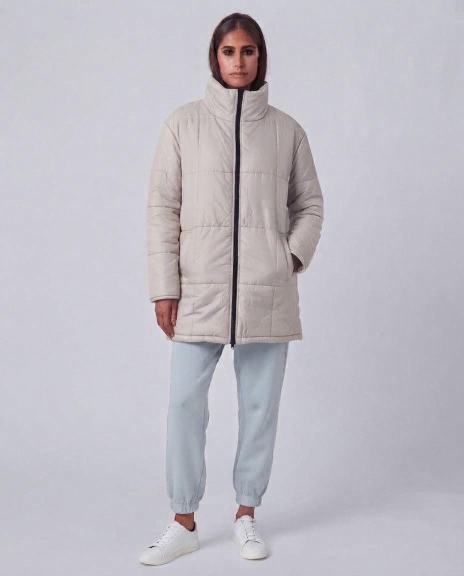 Women Long Sweater W/Zipper