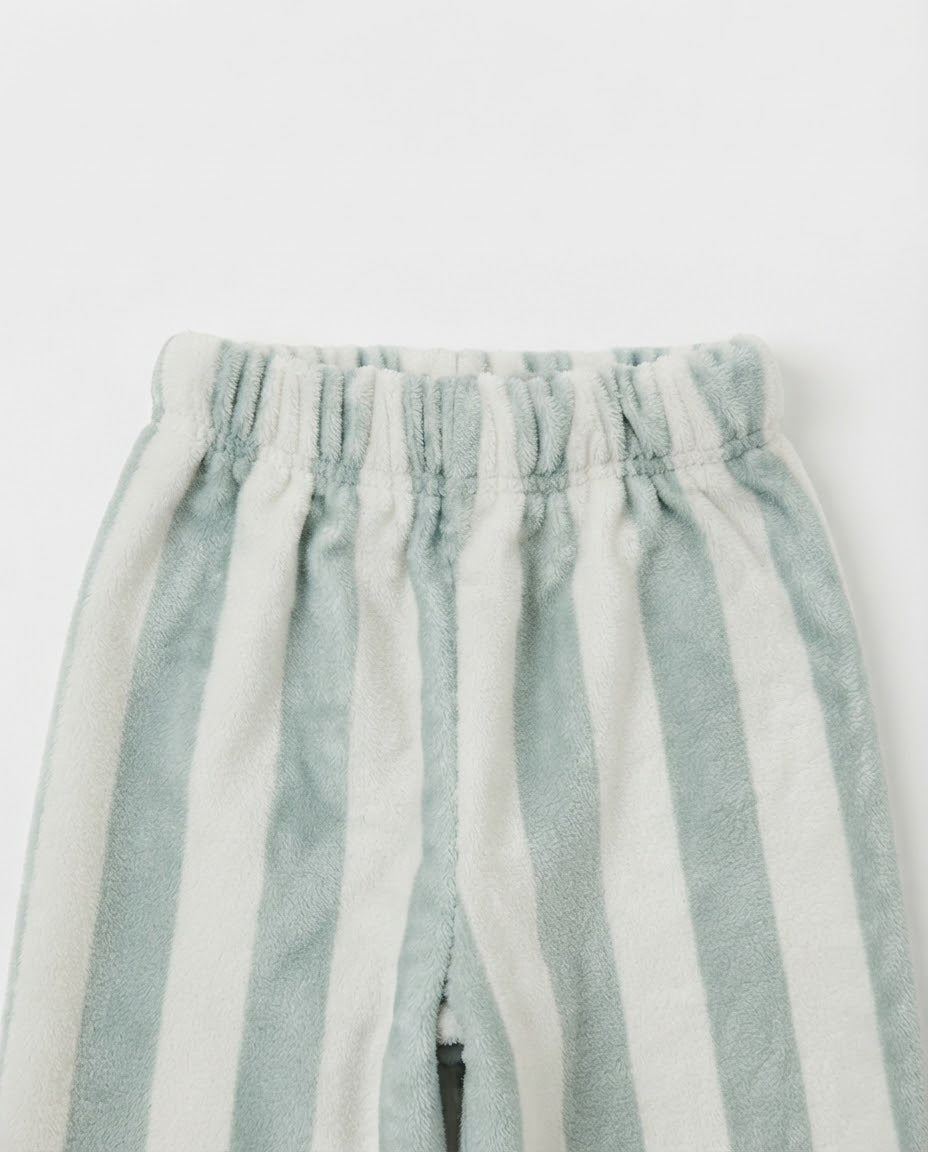 Girls Printed Pyjama W/Stripped Pant