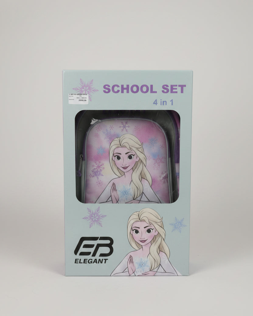 School Trolly Backpack set 4pc