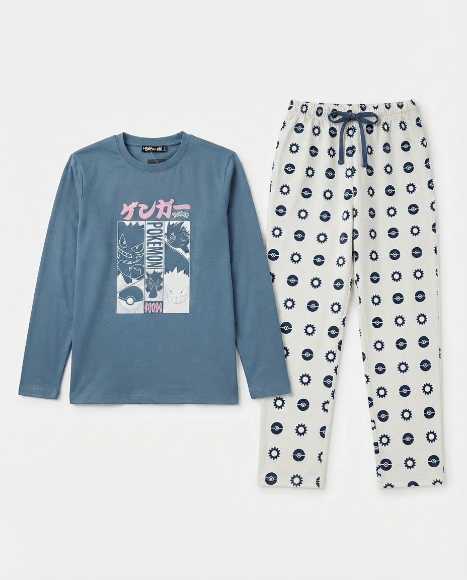 Men Printed Long Sleeves Pyjama