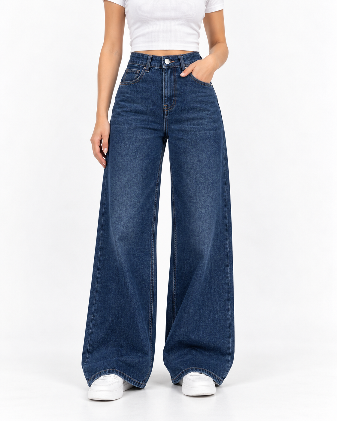 Women Jeans Pant Wide Leg