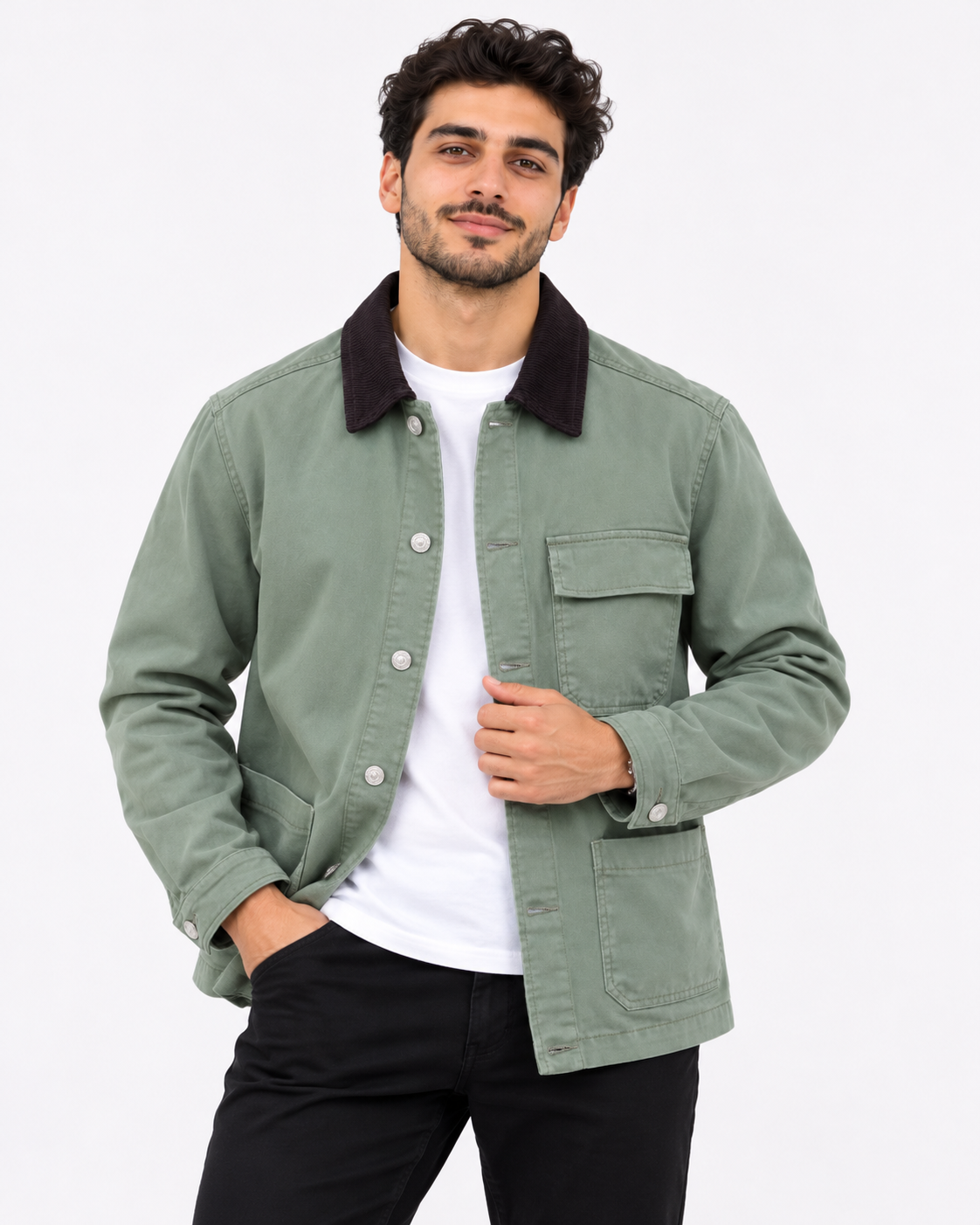 Men Gabardine Jacket