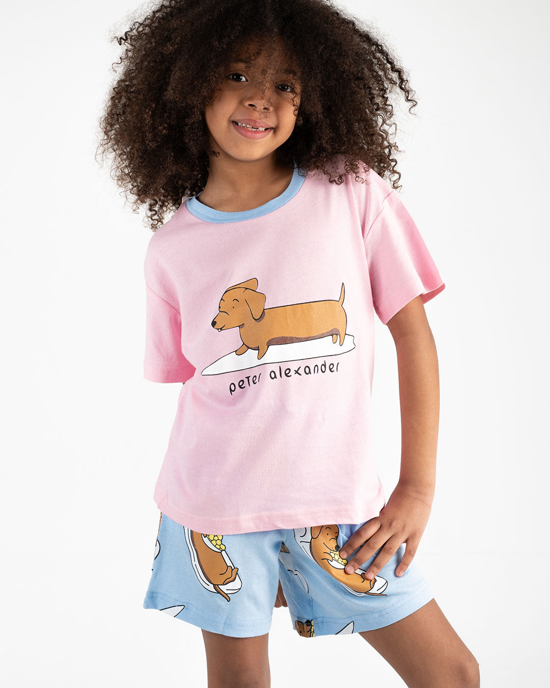 Girls Printed Pajama Set