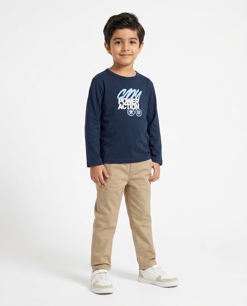 Boys Printed Long Sleeves T-shirt