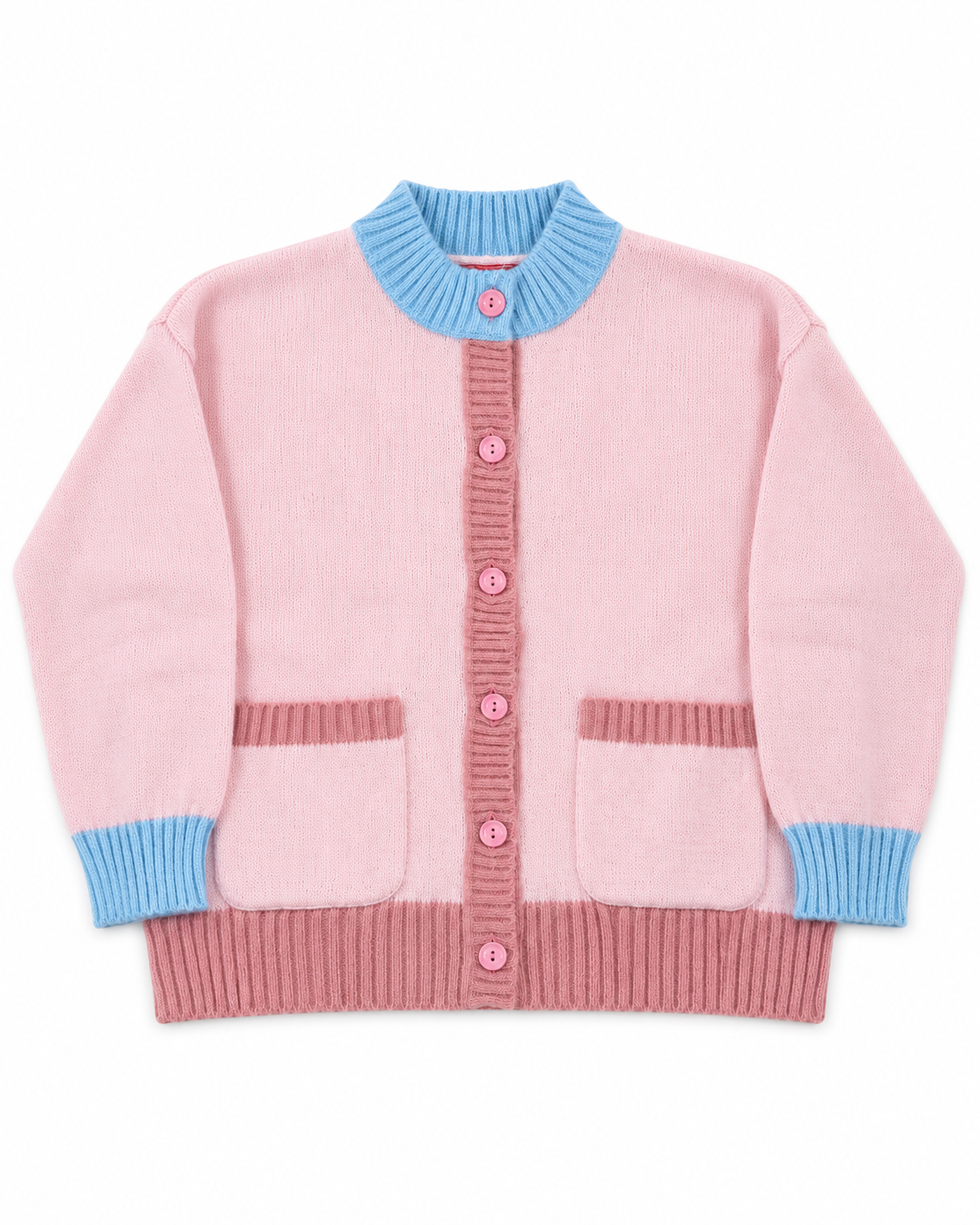 Girls Buttons Pullover W/2 Pockets