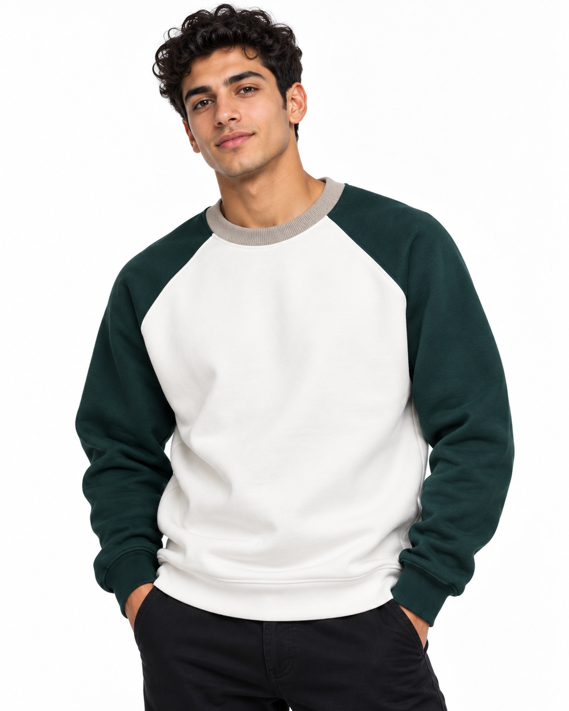 Men Plain Sweatshirt