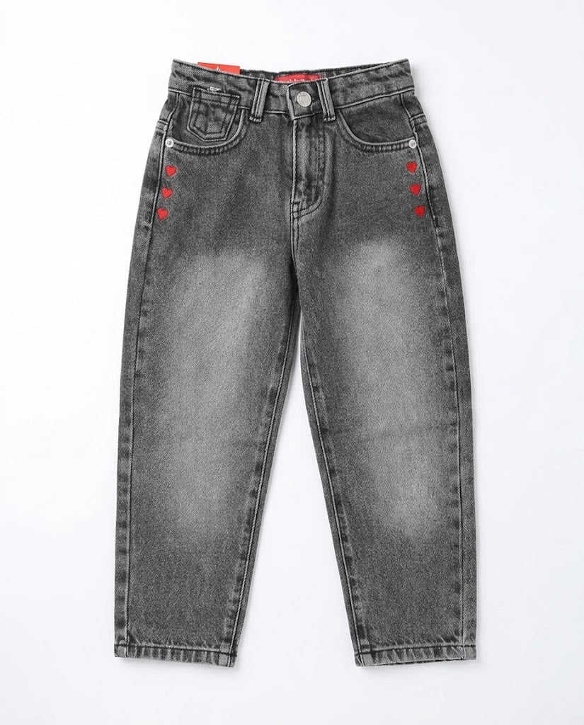Girls Jeans Pant Baggy Fit
