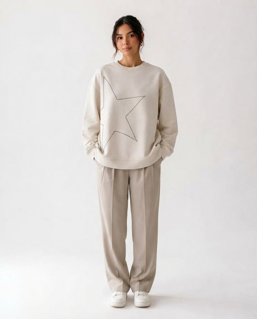 Women Embroidred Sweatshirt