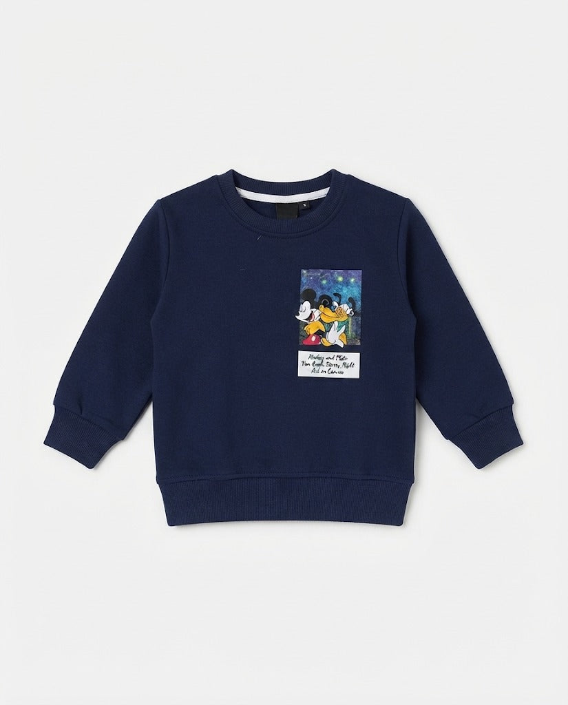 Boys Printed Mickey Sweatshirt