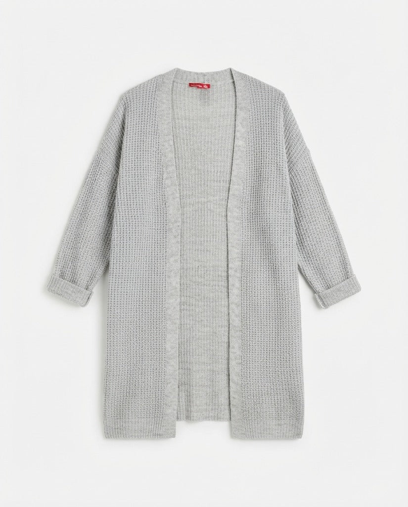 Women Plain Long Cardigan