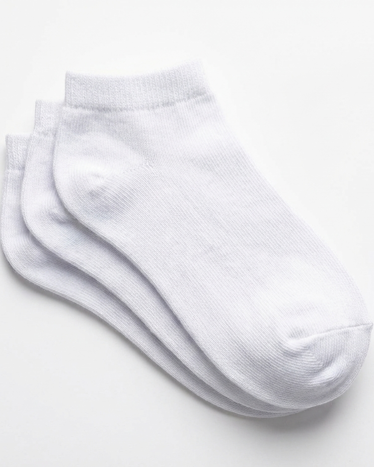 BOYS PLAIN COTTON SOCKS PACK 3PC