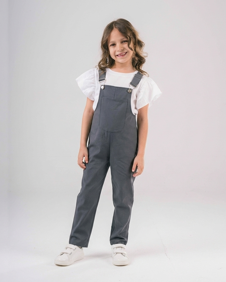 Girls Sleeves Jumpsuit