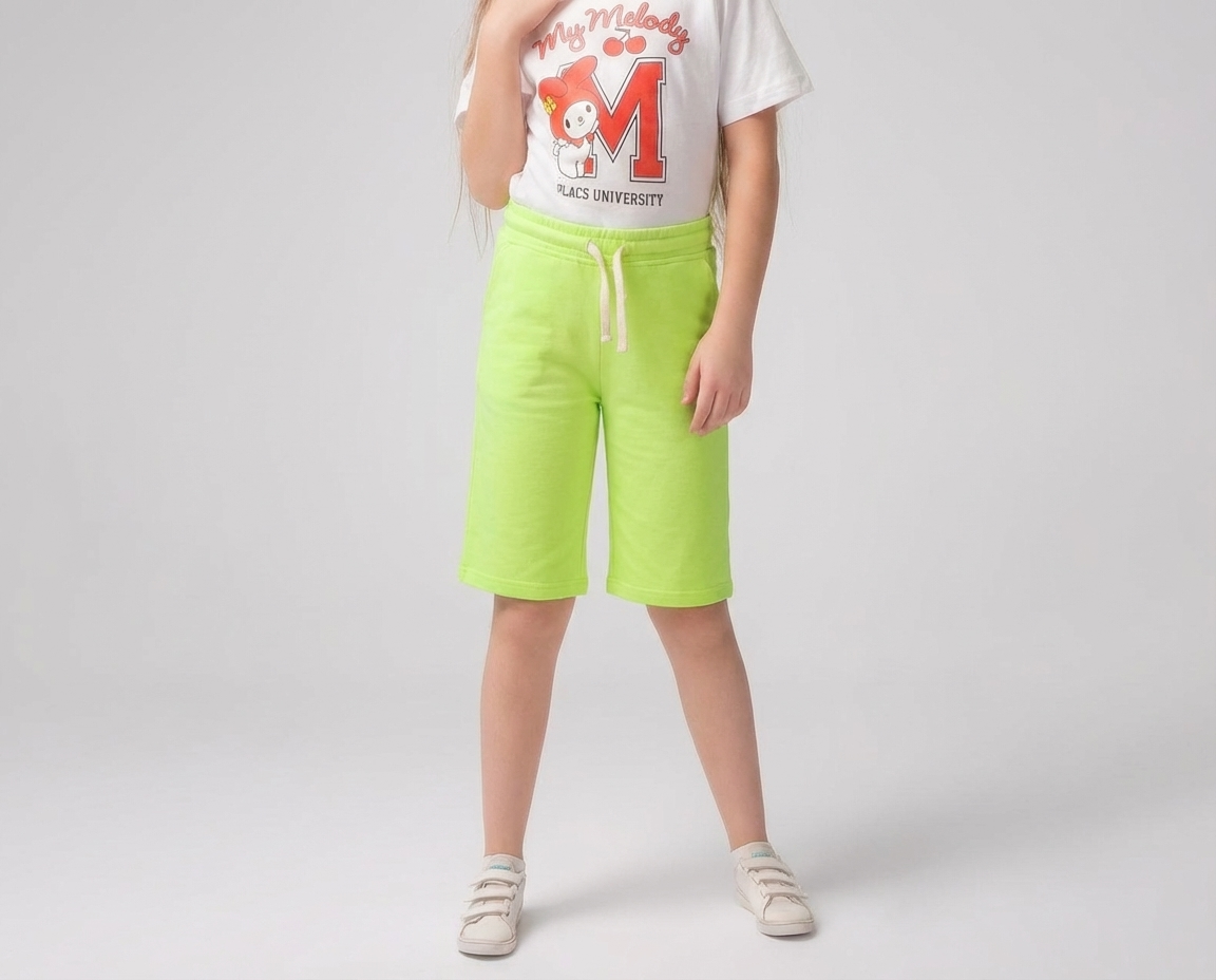 Girls Plain Wide Leg Pant