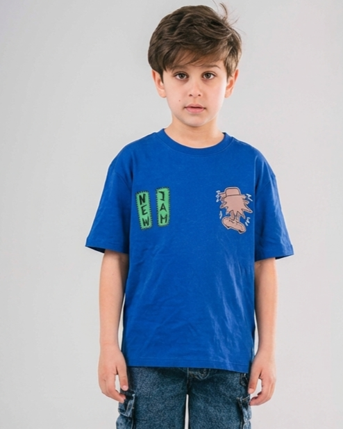 Boys Printed Iam New T-Shirt