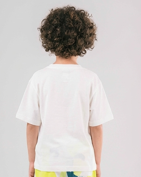 Boys Printed Half Sleeves T-shirt Over Size