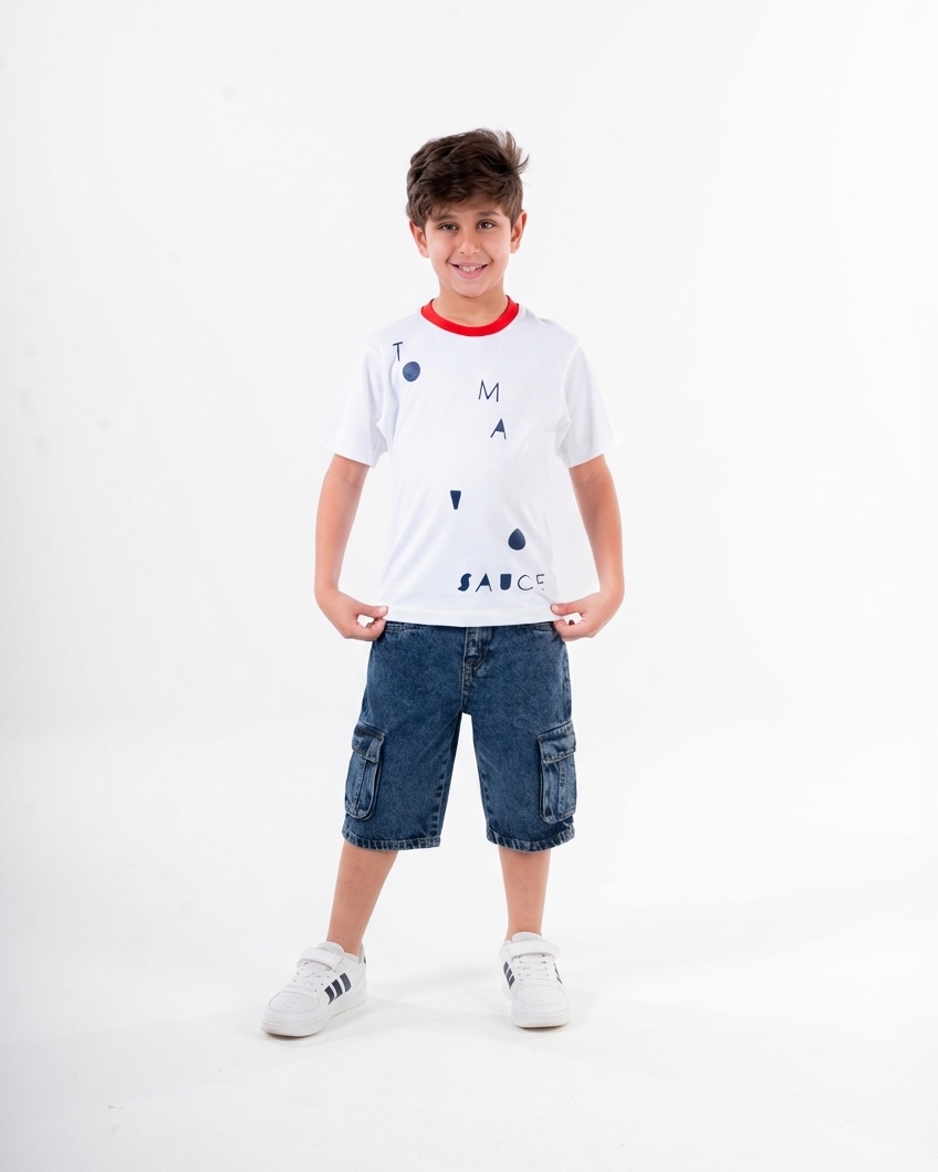 Boys Jeans Short Cargo Fit