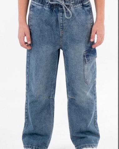 BOYS CARGO FIT JEANS PANT