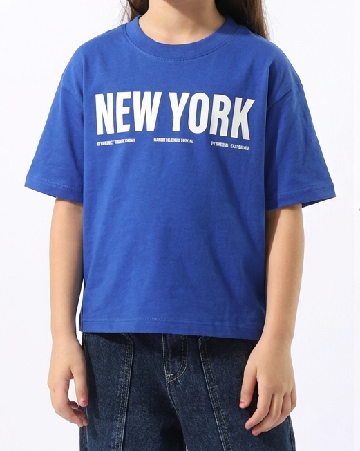 Girls Printed T-Shirt New York