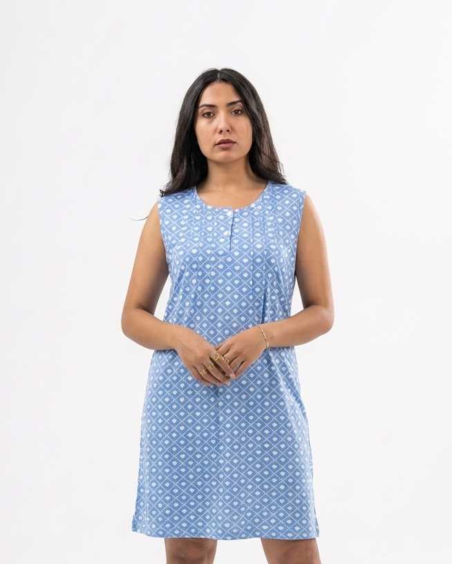 Women Printed Nightgown