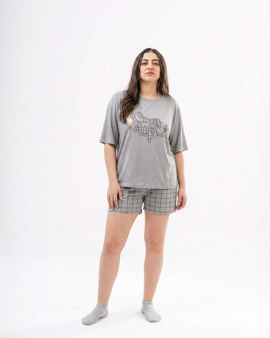 Women Printed Half Sleeves Pyjama