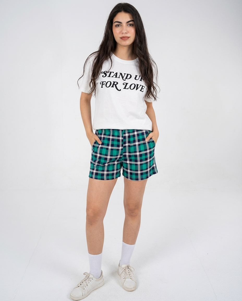 Women Printed Half Sleeves Pyjama