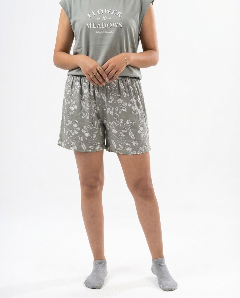 Women Printed Cut Pyjama